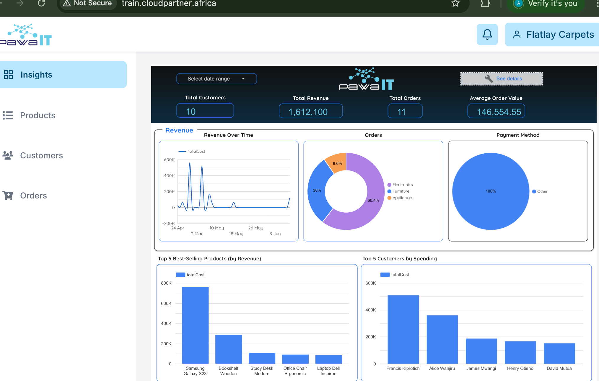Access the traincloudpartner site
