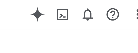 Activate Cloud Shell Icon