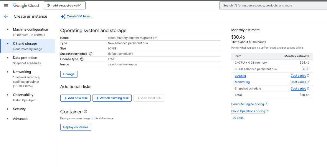 Configure Custom Boot Disk