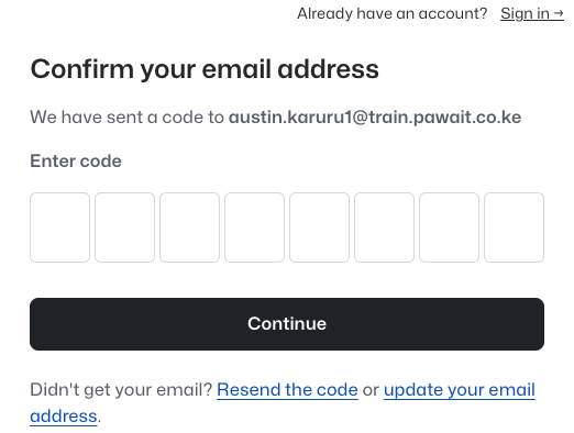 Confirm Your Email Address