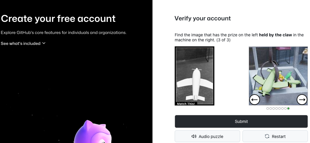 GitHub Account Verification Puzzle