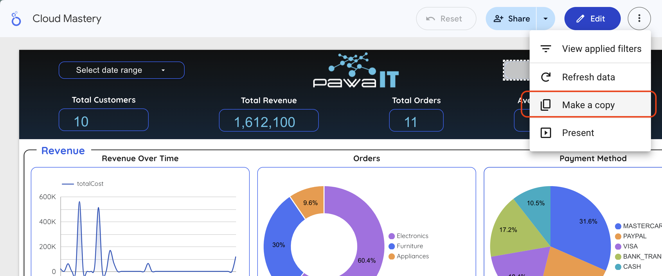 Looker Studio - Make a copy