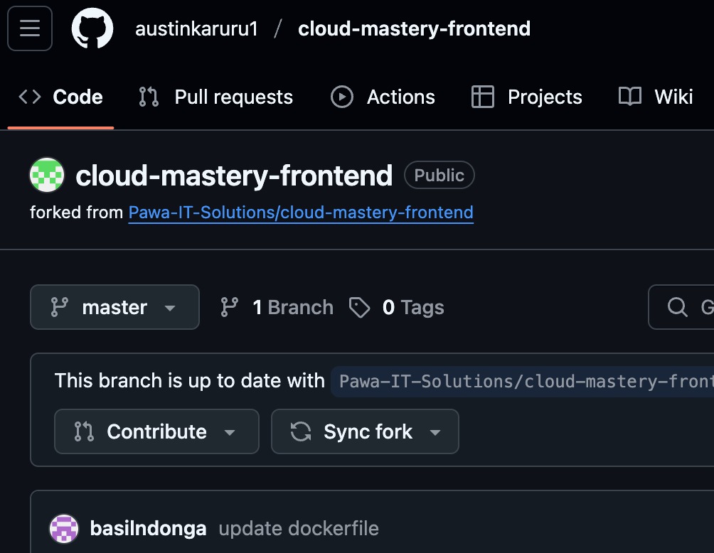 Forked Frontend Repository is Ready