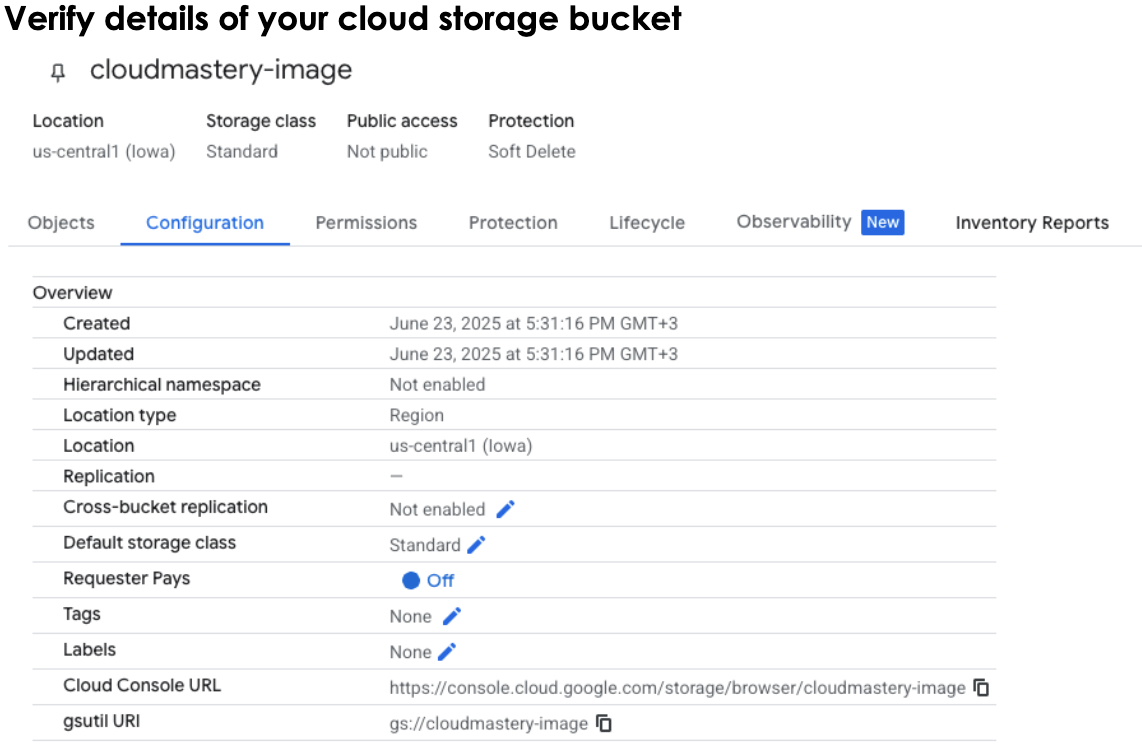 Cloud Storage Bucket