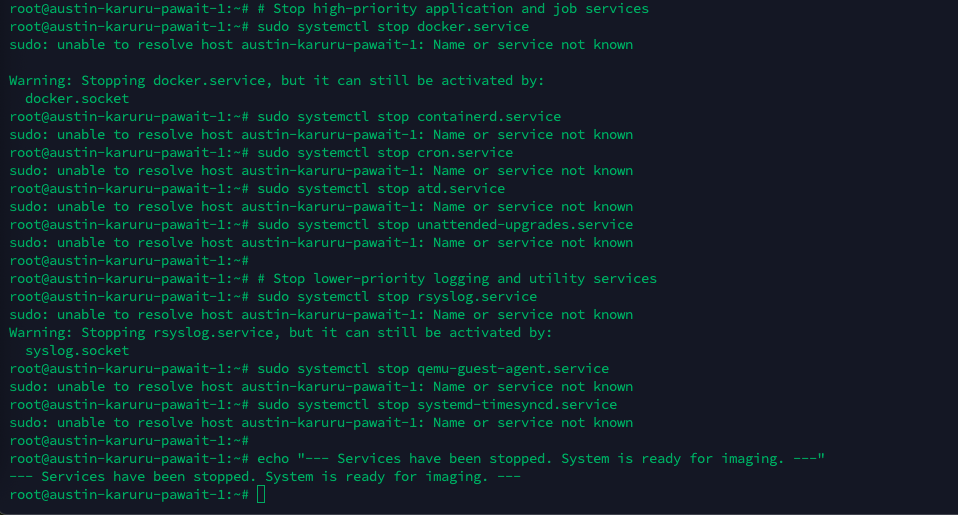 stop high priority services