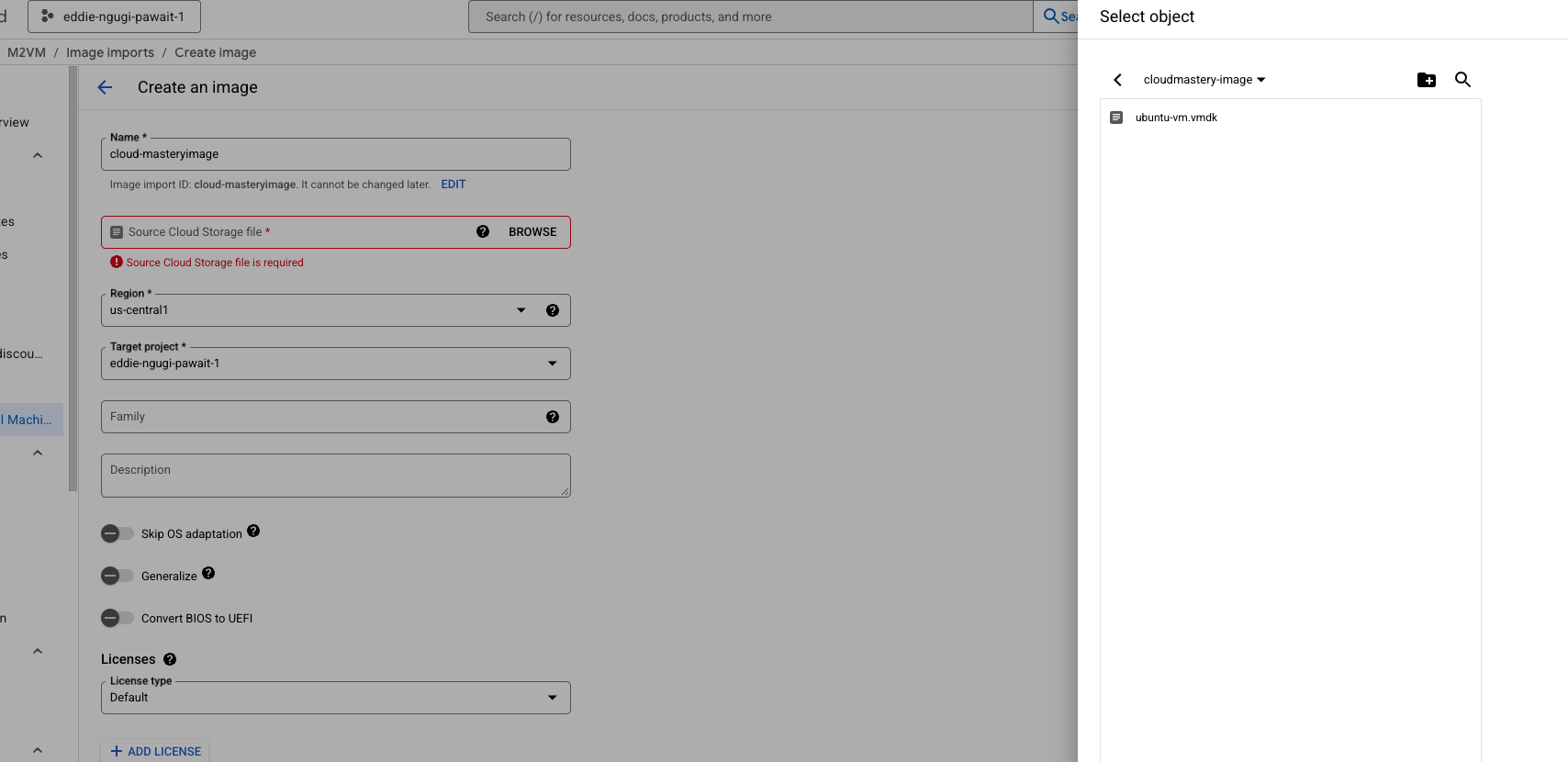Configure Image Import